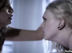 Stepsis and friend fuck stepbro in taboo threesome!