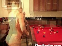 Tiny Becky With Lesbian Friend Gets Naked!