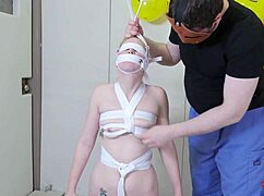 blonde bound for rough anal domination