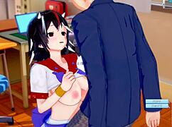 【エロゲーコイカツ！】東方 鬼人正邪におっぱい揉みまくりh！3dcg巨乳アニメ動画 東方プロジェクト 【ヘンタイゲーム とうほう せいじゃ きじん】