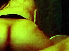 Amateur big ass curvy milf latina rides dildo while wet and gliding