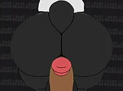 Grizzy and Pan-Pan banging in group anal sex