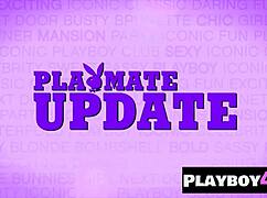 gorgeous blonde model mckenzie hutson exposes big tits after posing in lingerie