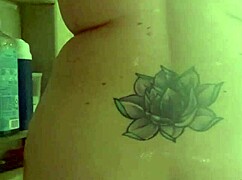 Washing pussy in the shower with big tits and ass!