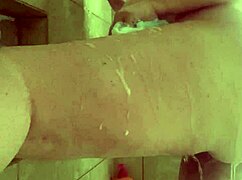 Washing pussy in the shower with big tits and ass!