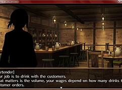 Rough Blowjob And Facial In Hentai Game!