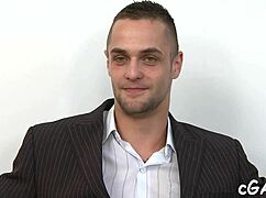 two guys engage in bare gay sex in this casual scene