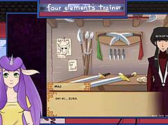 Avatar Trainer Gives Royal Handjob to Monster