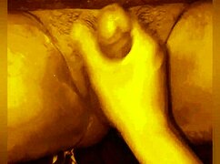 wife masturbates husband's dick as it moves alone wooou