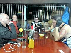 Intriguing interviewer dany rio gives live blowjob on bluezao podcast for 50 reais on incancelaveis podrecast