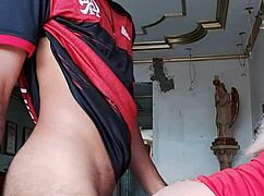 Neighbor fucks ass bareback and turns me into woman with huge cock