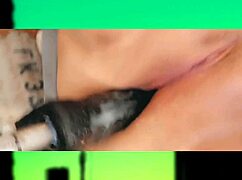 Pussy pounding with machine, cum, and goth bbw solo 😈