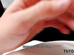 Mature teacher with short hair gives her pussy to young man for sex