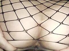 this milf's lingerie looks so tempting in stockings