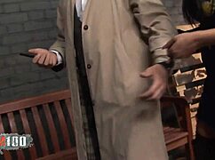 Hot babe in uniform gets hard fucked