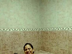 hey, check out this unfaithful whore in the jacuzzi moaning loudly