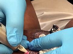 Tattoo appointment with latina teen and cute designs