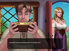 Myrtle says, 'Look at my big boobs in lingerie, Boris'