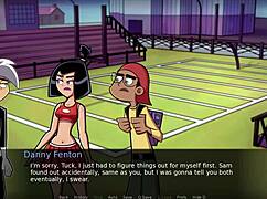 Danny Phantom explores Amity Park with cheerleaders in part 13