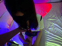 oh man, my asian teen ass got pounded and cum on tits