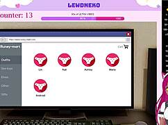 LewdNeko Plays Harem Hotel Game in Part 8