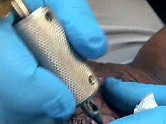 Tattoo appointment with latina teen and cute designs