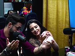 husband lets ruan fill her pussy with taps then they open to show her little pussy - havena cep complete in sheer red