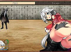 Whore Plays Hentai Game With Toys And Creampie