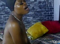 Quickie sex with female bestie riding big black cock