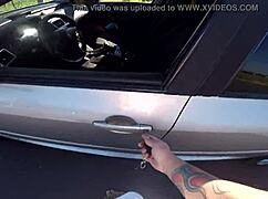 Joy Cardozo stops for roadside oral and cum