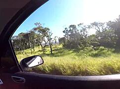 Joy Cardozo stops for roadside oral and cum