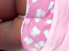 Her husband hits the bar so I fuck the latina neighbor in lingerie