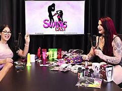 Ruiva Safada Mostra Peitos E Buceta Em Lingerie Transparente