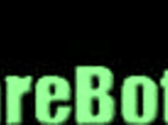 angela shows off her skintight outfit highlighting legs and toes in panties