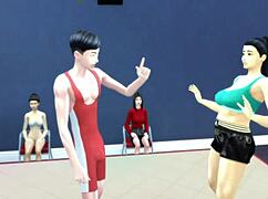 Sims porno bully revenge turns into wild femdom chaos