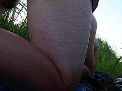 Brunette Beurette Enjoys Outdoor Time