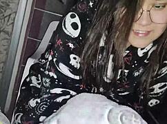 I love this delicious outdoor blowjob on the balcony with big tits