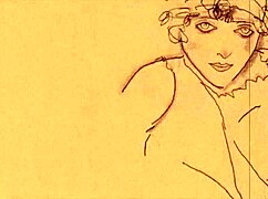 Vintage erotic illustration from retro comic cartoon