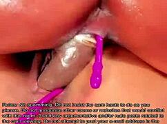 Teen Pussy Squirting In Interracial Lesbian Fucking!