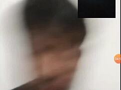 Indian guy masturbates his cock