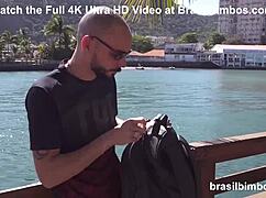 Nerdy Brasil Slut Takes Monster Cock Deep In Her Ass