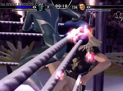 In Rumble Roses XX, Dixie faces intense destruction in this HD wrestling video