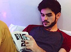 that sexy twink stole his books and got fucked!