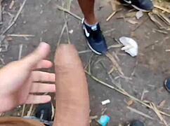 male fucking mixed guy in the middle of the trail