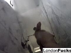 does london keyes get wet masturbating solo?