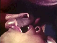 Rare vintage interracial threesome fun