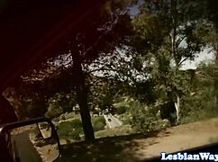 bigtitted beauty licks petite girl's pussy intensely