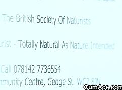 Sexy Sex Kitten Feels Intense Pleasure Swallowing Sperm Shot On Her Face.