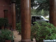 lesbian stepmom bonds with beautiful teen friend