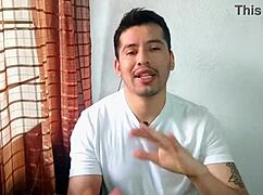 Gay daddy dominates with his thick 20cm monster cock